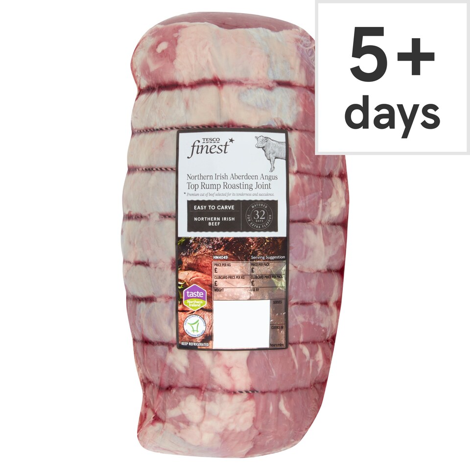 Tesco Finest Northern Irish Aberdeen Angus Roasting Joint 2Kg - 2.8Kg