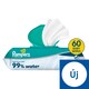 image 1 of Pampers 99% Water Baby Wet Wipes, 1 Packs of 60 Wipes = 60 Baby Wet Wipes