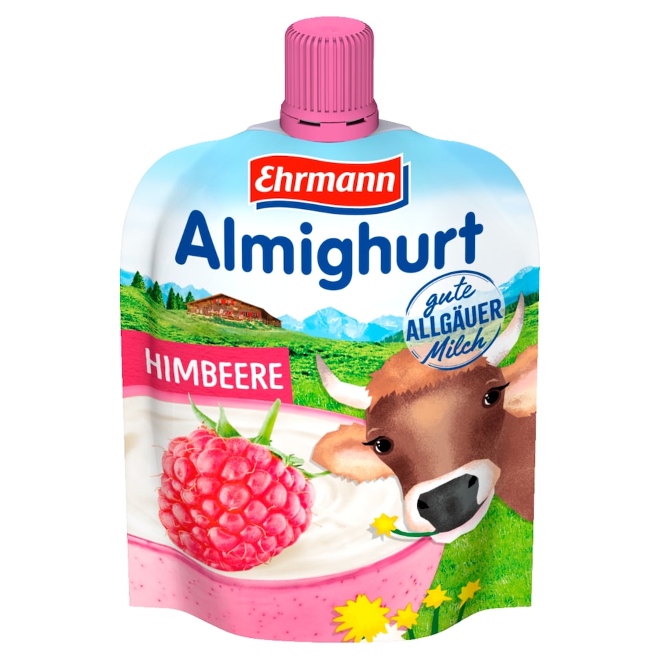 image 1 of Ehrmann Almighurt to Hand Raspberry 100g