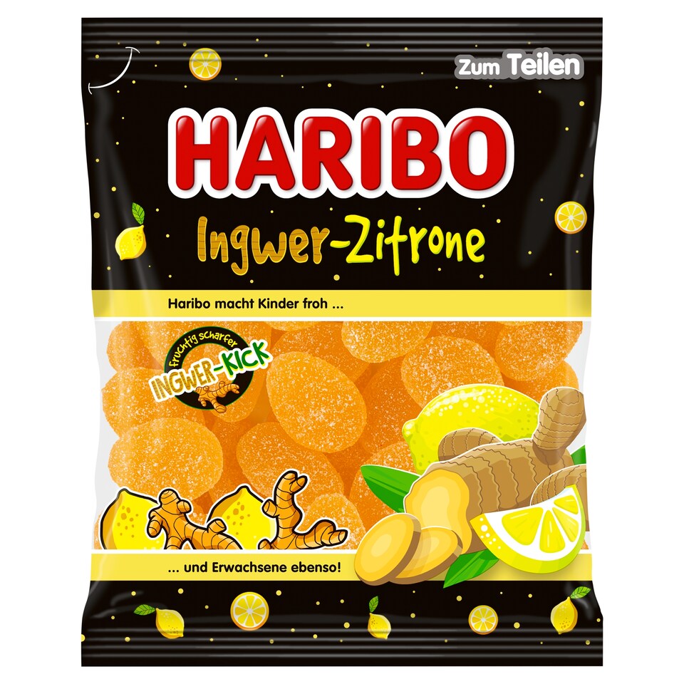 Haribo Ingwer-Zitrone želé s ovocnou príchuťou 175 g