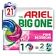 image 1 of Ariel The Big One Pink Blossom Washing Liquid Pods 21 Washes 762.3g