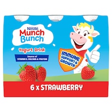 Munch Bunch Strawberry Lunchbox Kids Yoghurt Drink 6x90g