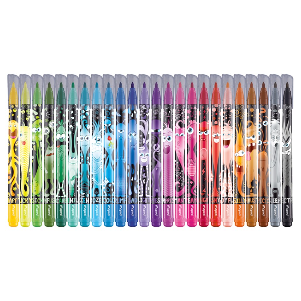 Maped Color'Peps Monster 24 db-os kimosható filctoll készlet 2,8 mm  1. kép
