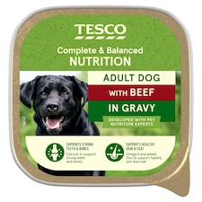 Tesco Beef Chunks In Gravy Tray 300G
