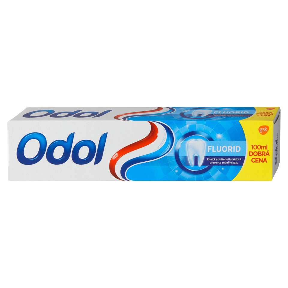 Obrázek 1 pro produkt Odol Fluorid zubní pasta s obsahem fluoridu pro silné zuby a ochranu před zubním kazem 100ml