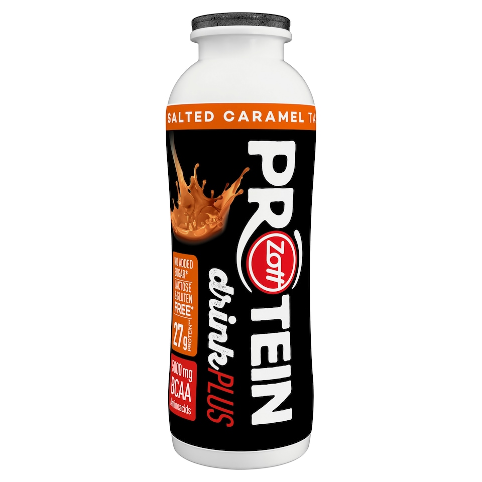 Obrázek 1 pro produkt Zott Protein Drink Plus mléčný nápoj s karamelovou příchutí 250ml