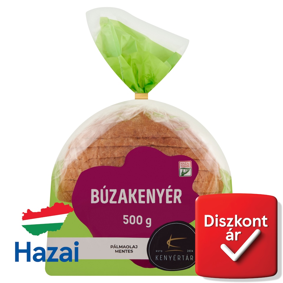 Kenyértár Sliced Wheat Bread 500 g