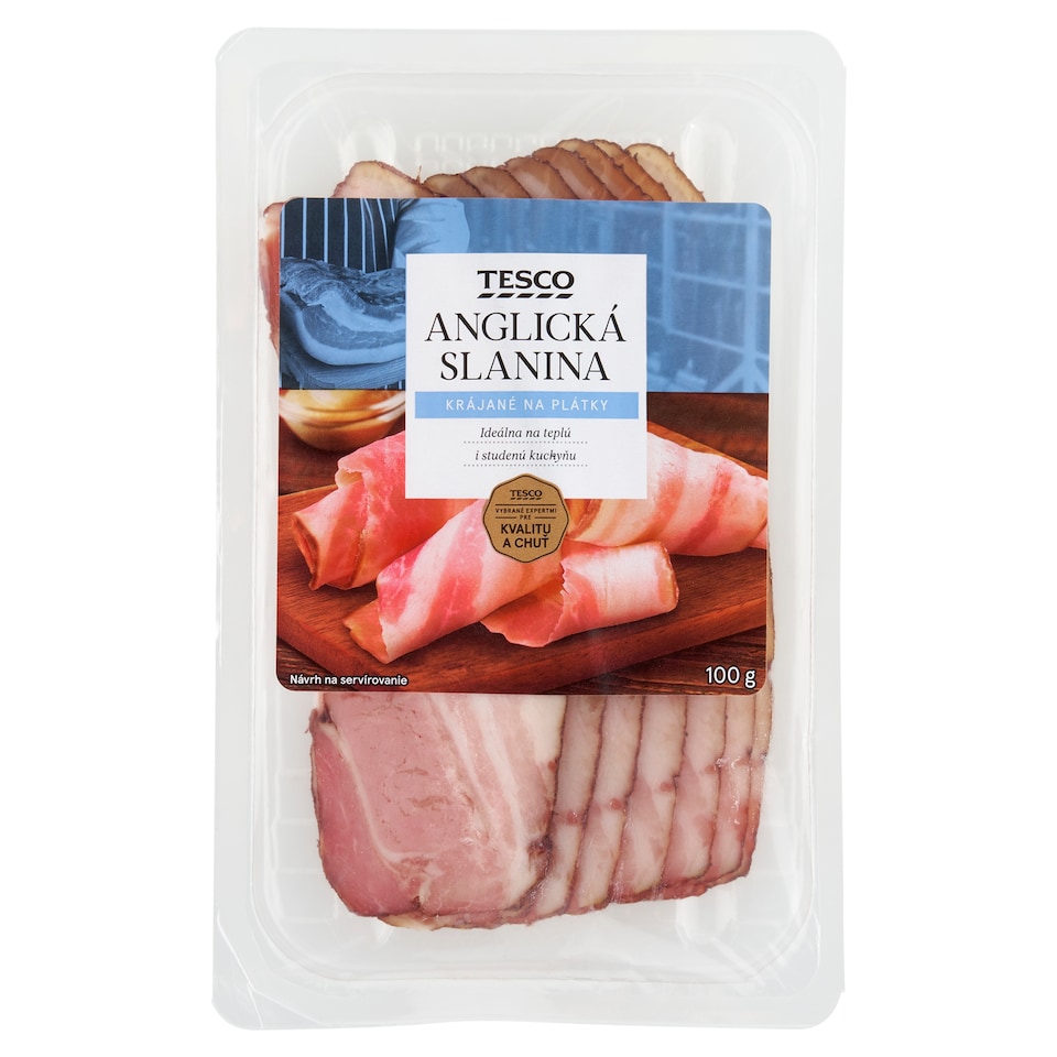 Tesco Anglická slanina 100 g