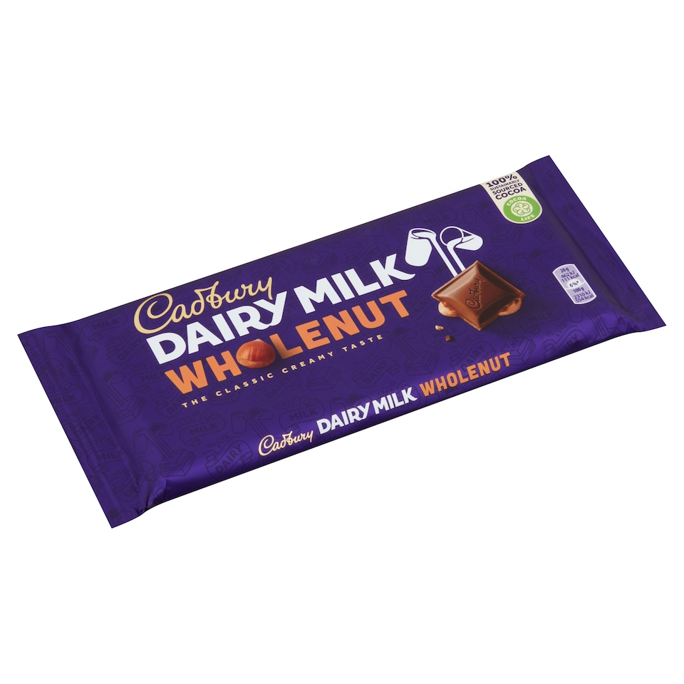 Cadbury családi tejcsokoládé mogyoróval 180 g  1. kép