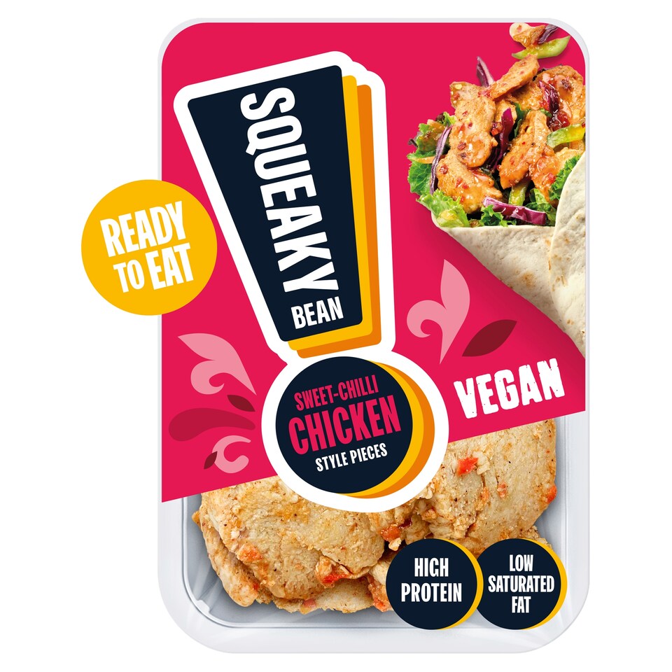 Squeaky Bean Sweet Chilli Chicken Style Pieces 130g