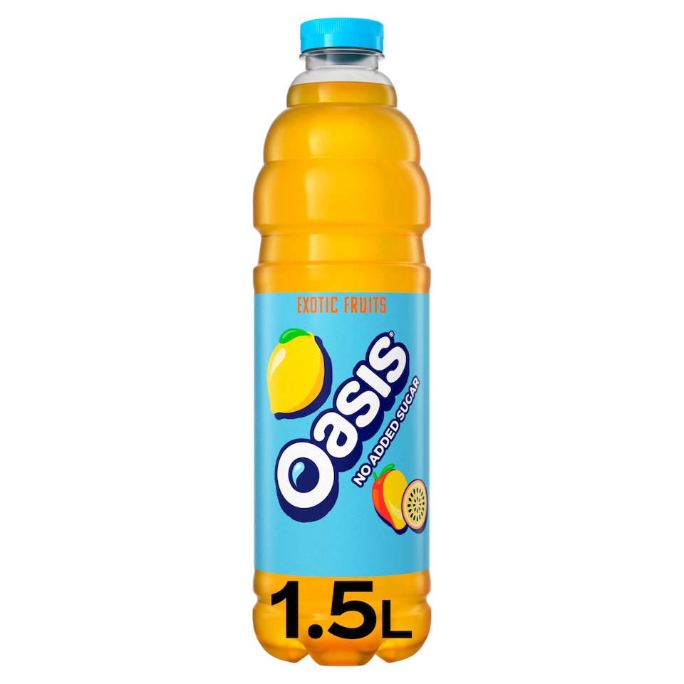 Oasis No Added Sugar Exotic Fruit 1.5L