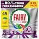 image 1 of Fairy Platinum Plus 30 Minute Miracle Lemon 45 Dishwasher Tablets 741g