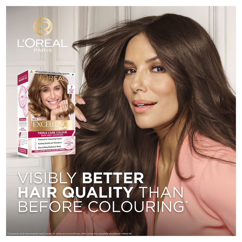 image 1 of L'Oreal Paris Excellence Creme 7 Natural Dark Blonde Permanent Hair Dye