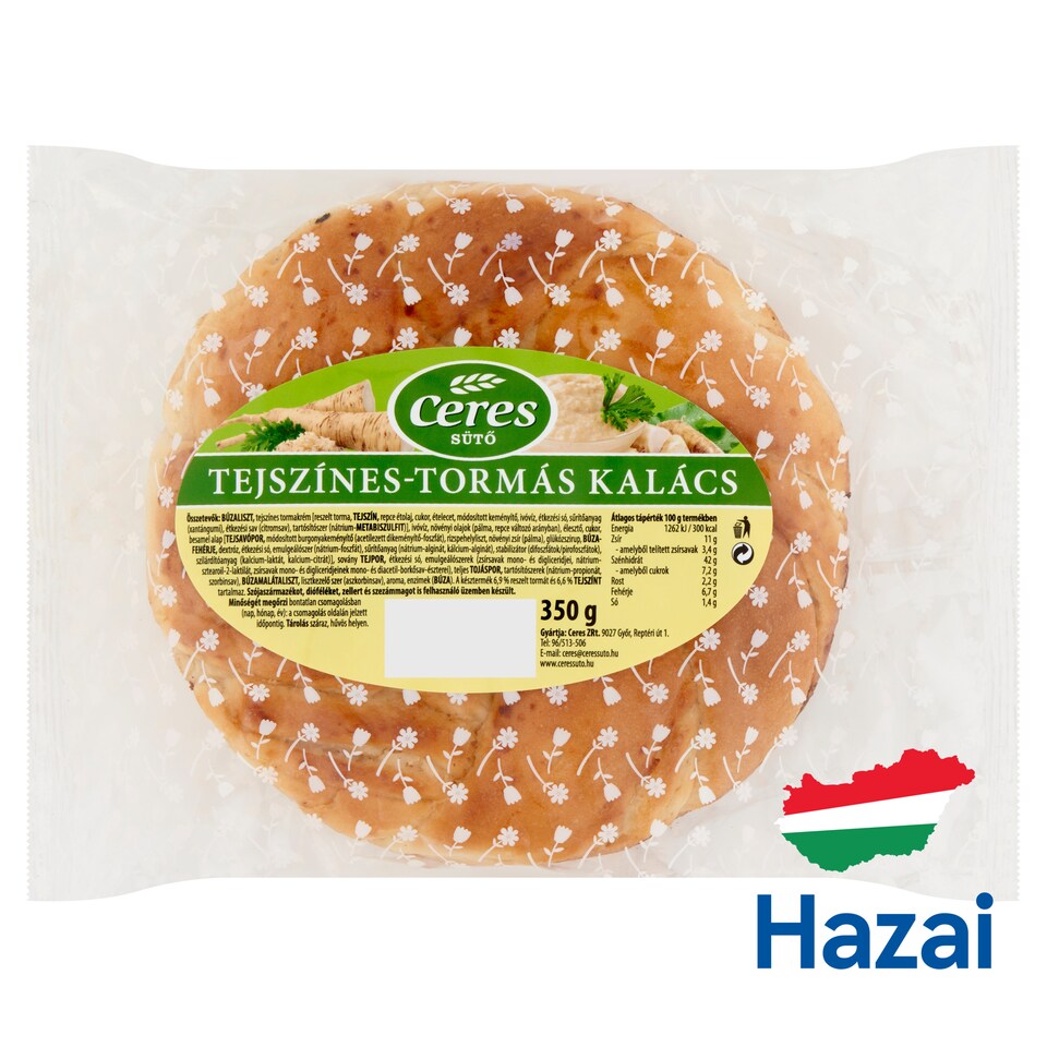 Ceres tejszínes-tormás kalács 350 g  1. kép