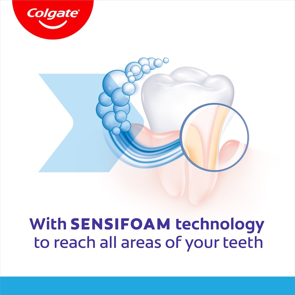 image 1 of Colgate Sensitive Sensifoam Whitening Toothpaste 75Ml