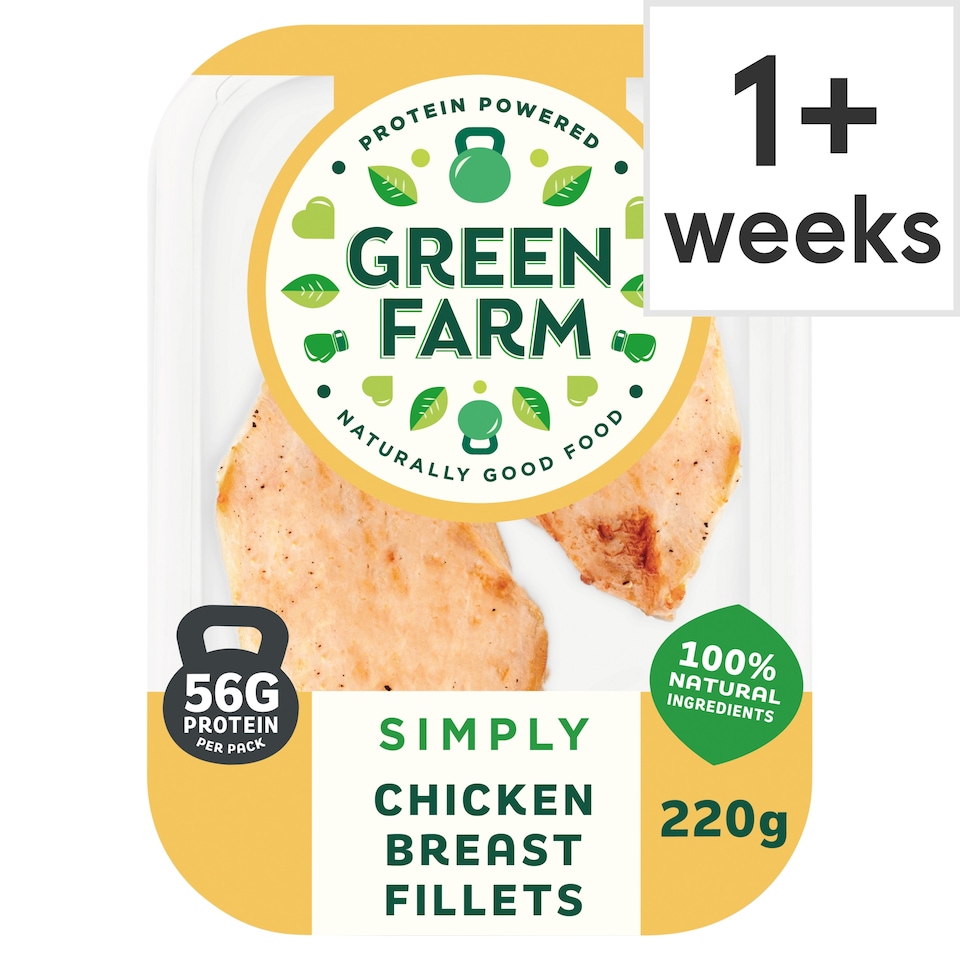 Green Farm Simply Roasted 2 Chicken Breast Fillets 220G