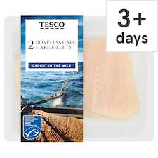 Tesco 2 Cape Hake Fillets 240G