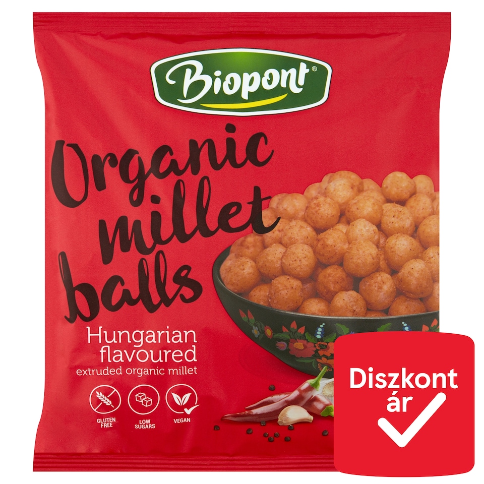 image 1 of Biopont Hungarian Style Gluten-Free Organic Millet Balls 75 g
