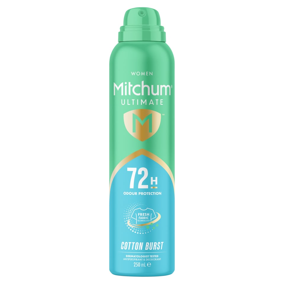 image 1 of Mitchum Ultimate 72H Cotton Burst Anti Perspirant & Deodorant 250ml