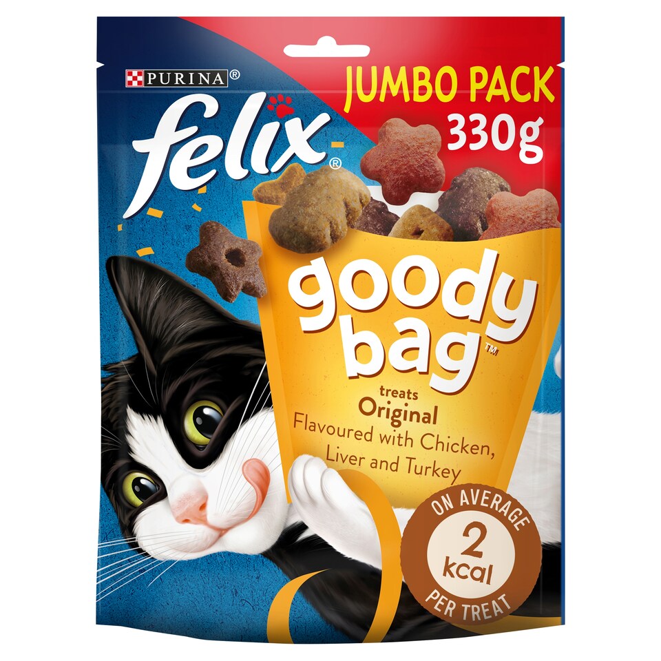 image 1 of Felix Goody Bag Original Mix Cat Treats 330G