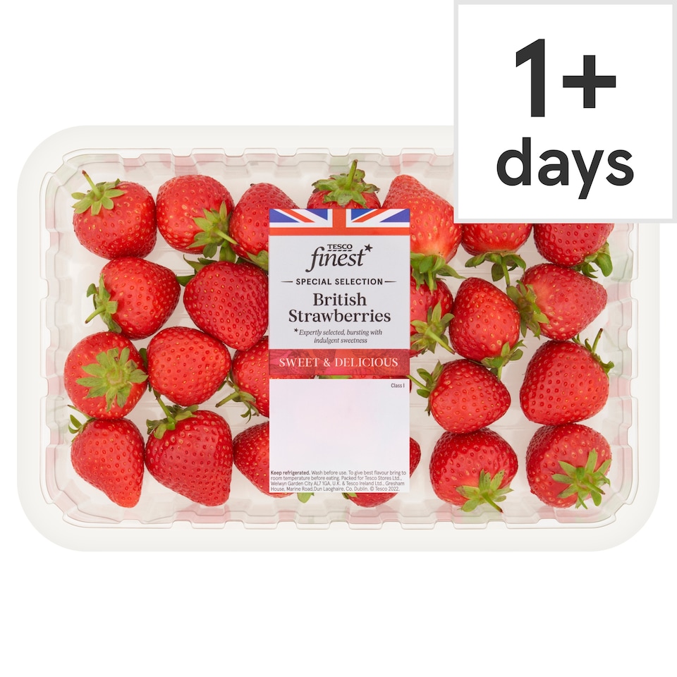 Tesco Finest Strawberries 600G