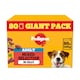image 1 of PEDIGREE Wet Dog Food Pouches Mixed Selection in Jelly 80x100g Mega Pack