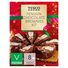 Tesco Penguin Chocolate Brownies Kit 376g