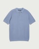 image 4 of F&F Pure Cotton Knitted Polo Shirt in Blue