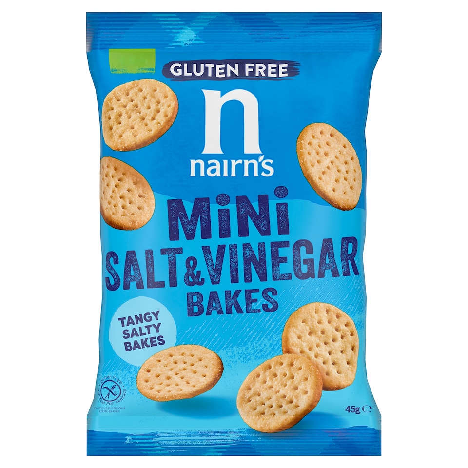 Nairn's Salt and Vinegar mini bakes 45g