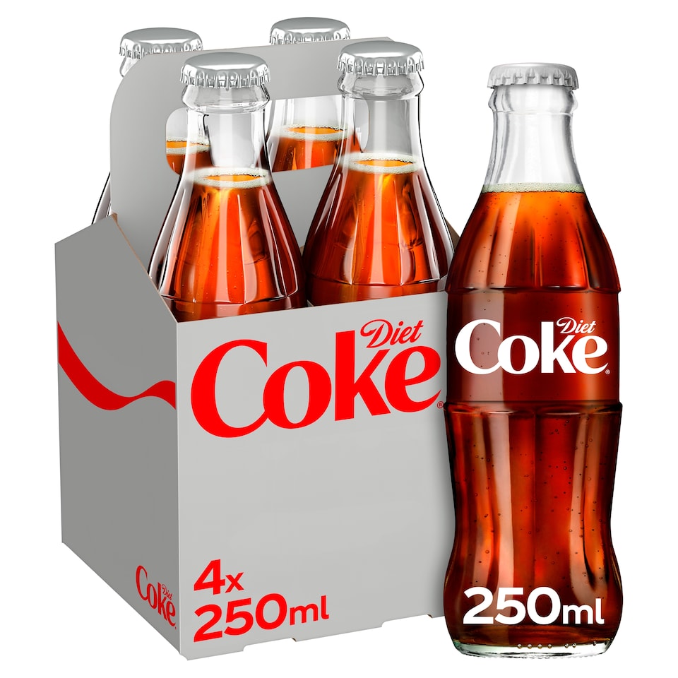 image 1 of Diet Coke 4x250ml