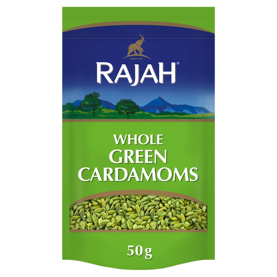 Rajah Whole Green Cardamoms 50g