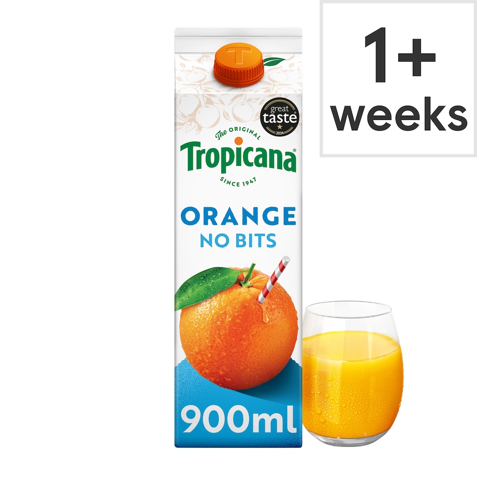 Tropicana Smooth Orange Juice 900Ml