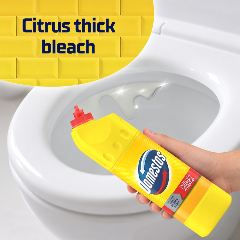 image 1 of Domestos Citrus Bleach 1.25L