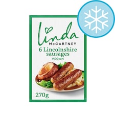 Linda McCartney's 6 Vegan Lincolnshire Sausages 270g