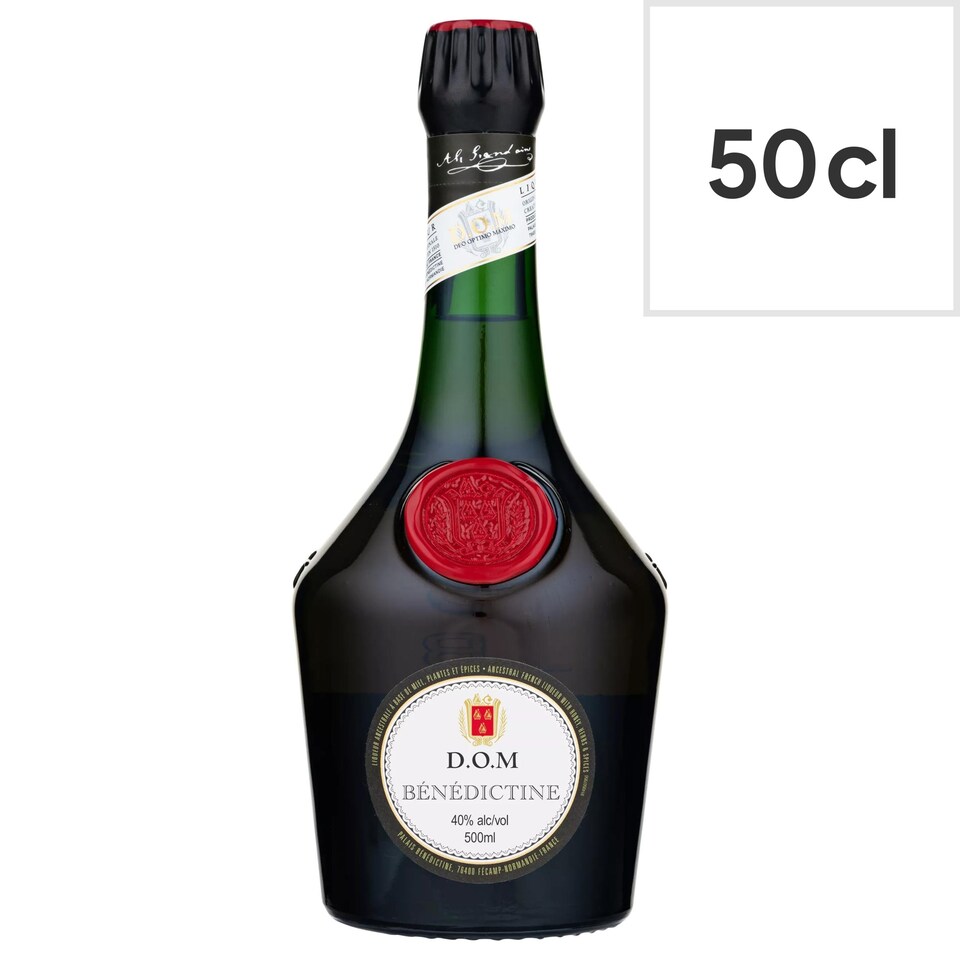 BÉNÉDICTINE D.O.M. French Liqueur 50cl Tesco Groceries