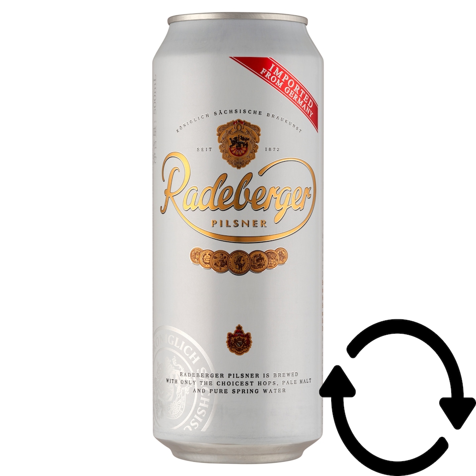 Radeberger Pilsner German Lager Beer 4,8% 0,5 l