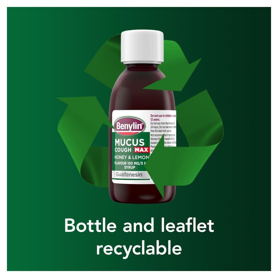 image 1 of Benylin Mucus Cough Max Syrup - Honey & Lemon 300ml