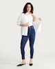 image 1 of F&F Skinny Fit High Waisted Jeggings in Navy