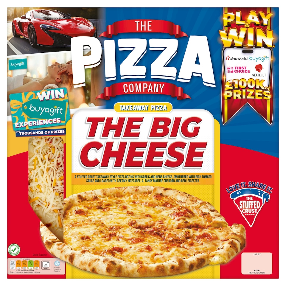 The Pizza Company The Big Cheese Stuffed Crust Pizza 611G