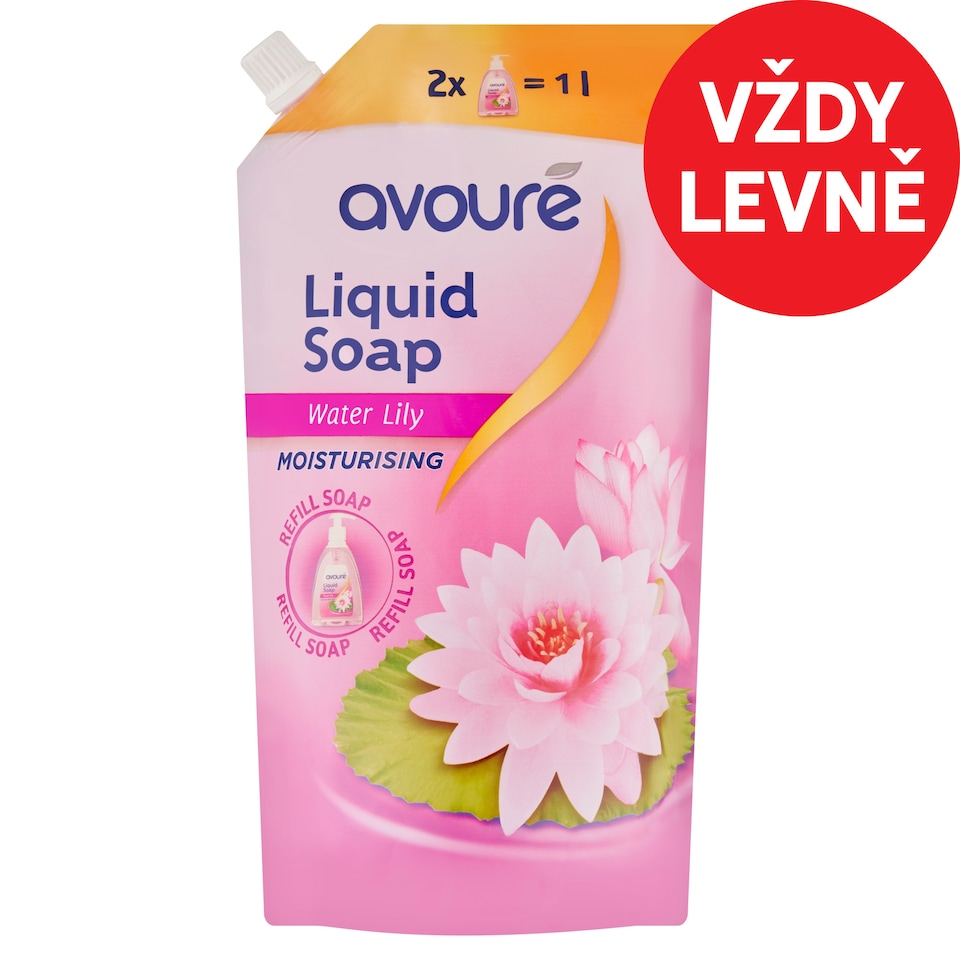 Avouré Water Lily Liquid Soap 1L