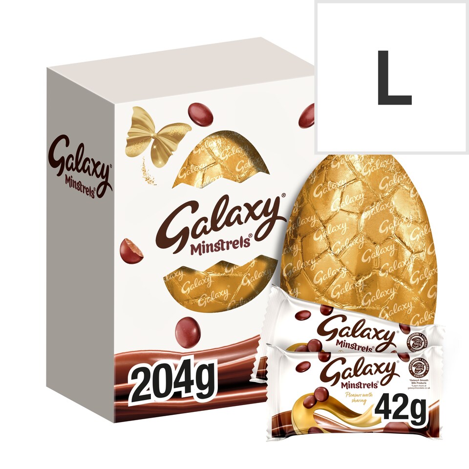 Galaxy Minstrels Milk Chocolate Easter Egg 204g