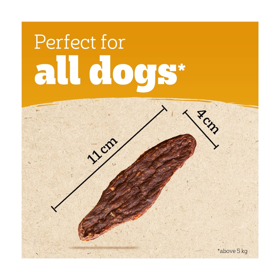 image 1 of Pedigree Ranchos Jerkies Dog Food Treat with Beef 70g