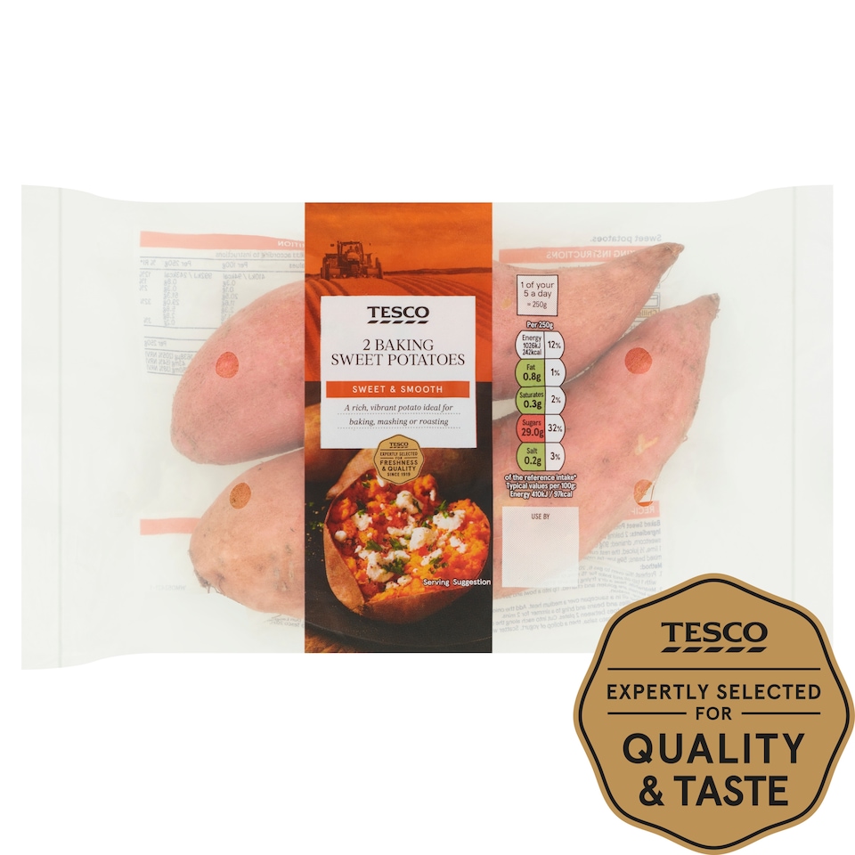 Tesco Baking Sweet Potatoes 2 Pack