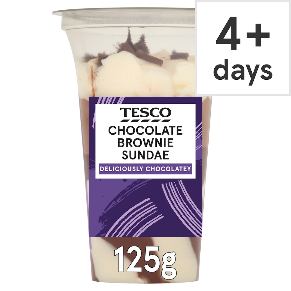 Tesco Chocolate Sundae 125g