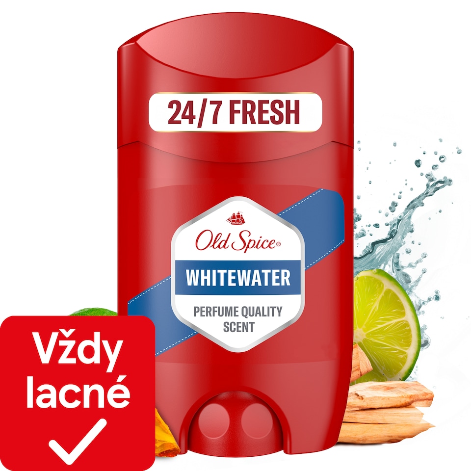 obrázok 1 z Old Spice Whitewater Tuhý Dezodorant Pre Mužov 50ml