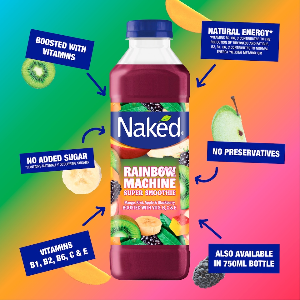 image 1 of Naked Rainbow Machine Super Smoothie 750ml
