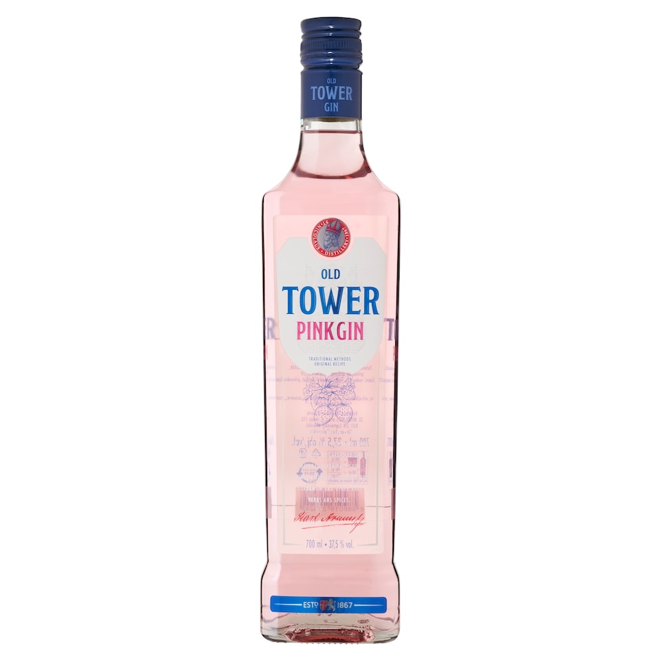 Old Tower Pink gin 37,5% 700 ml