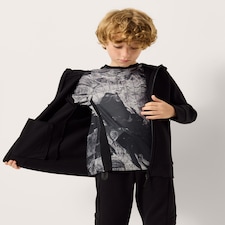 F&F Active ULTRAMOVE Boys Printed T-Shirt in Black