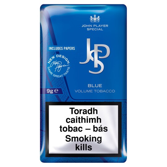 Jps Blue Tobacco Pouch 9G Tesco Groceries