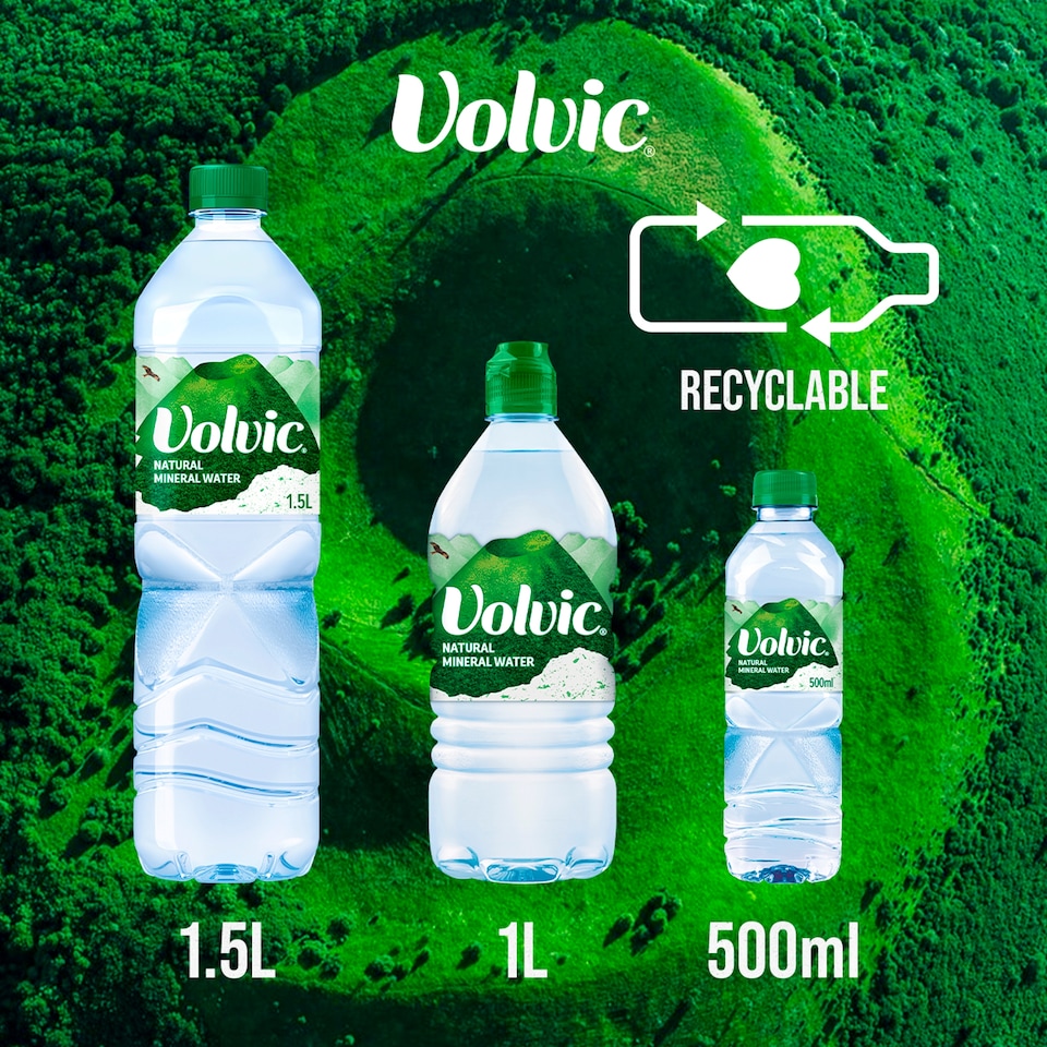 image 1 of Volvic Natural Bottled Mineral Still Water 1.5L